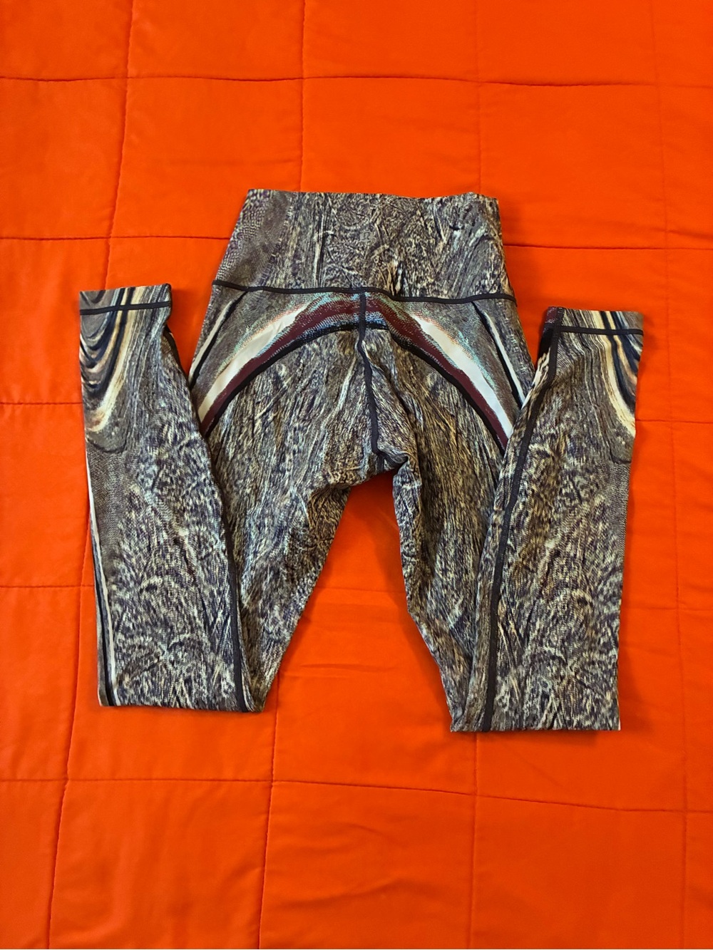 Lululemon Leggings Womens 4 Multicolor High Rise Athletic Activewear Gym